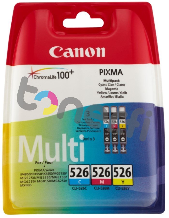 Canon CLI-526 Multi-Pack C/M/Y