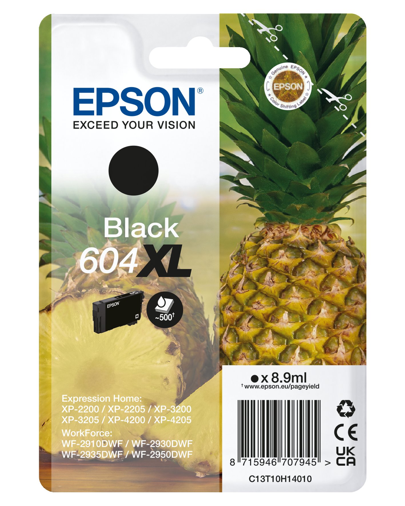 Epson 604XL Muste Musta C13T10H14010