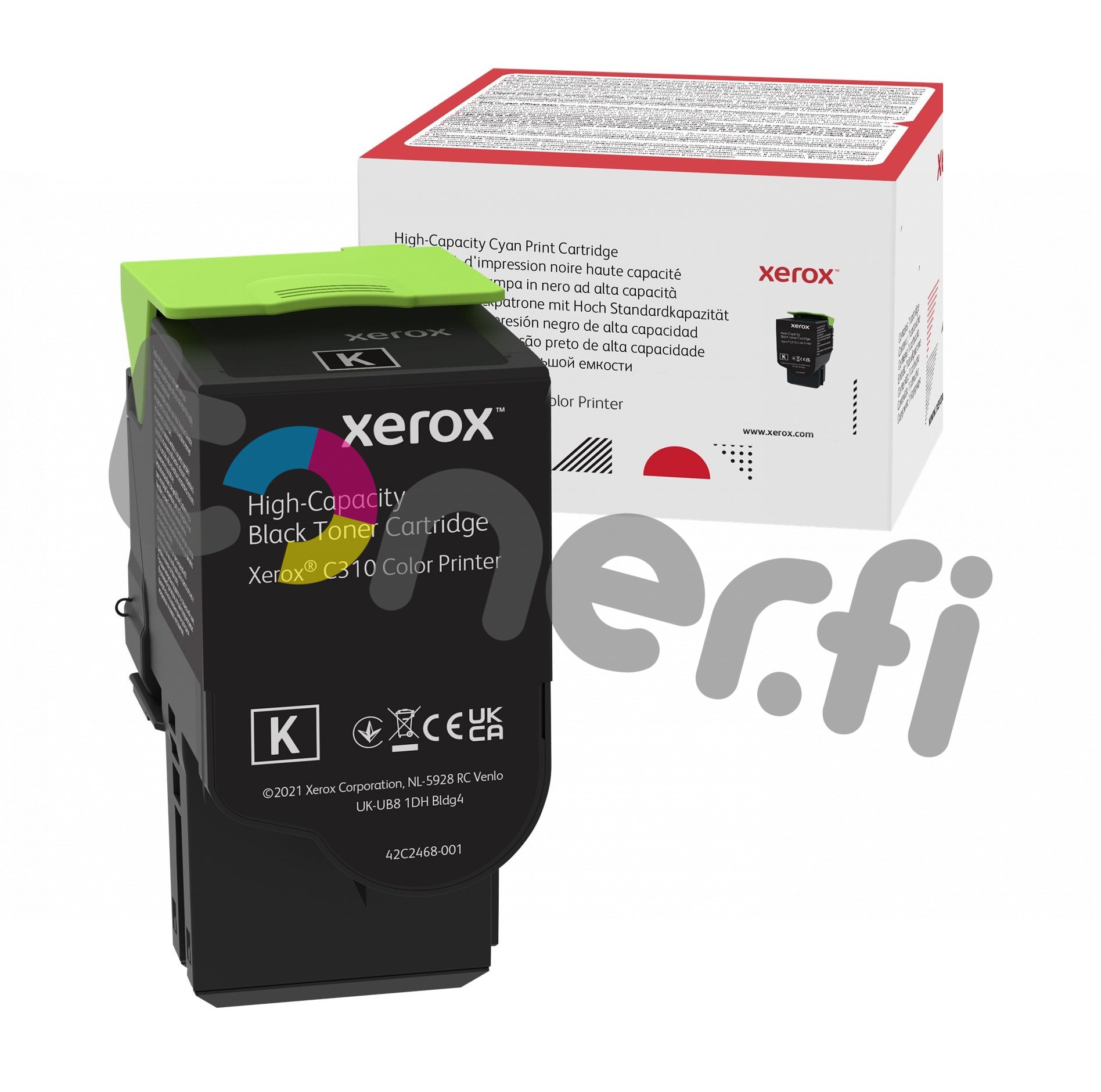Xerox C310 Värikasetti Musta HC
