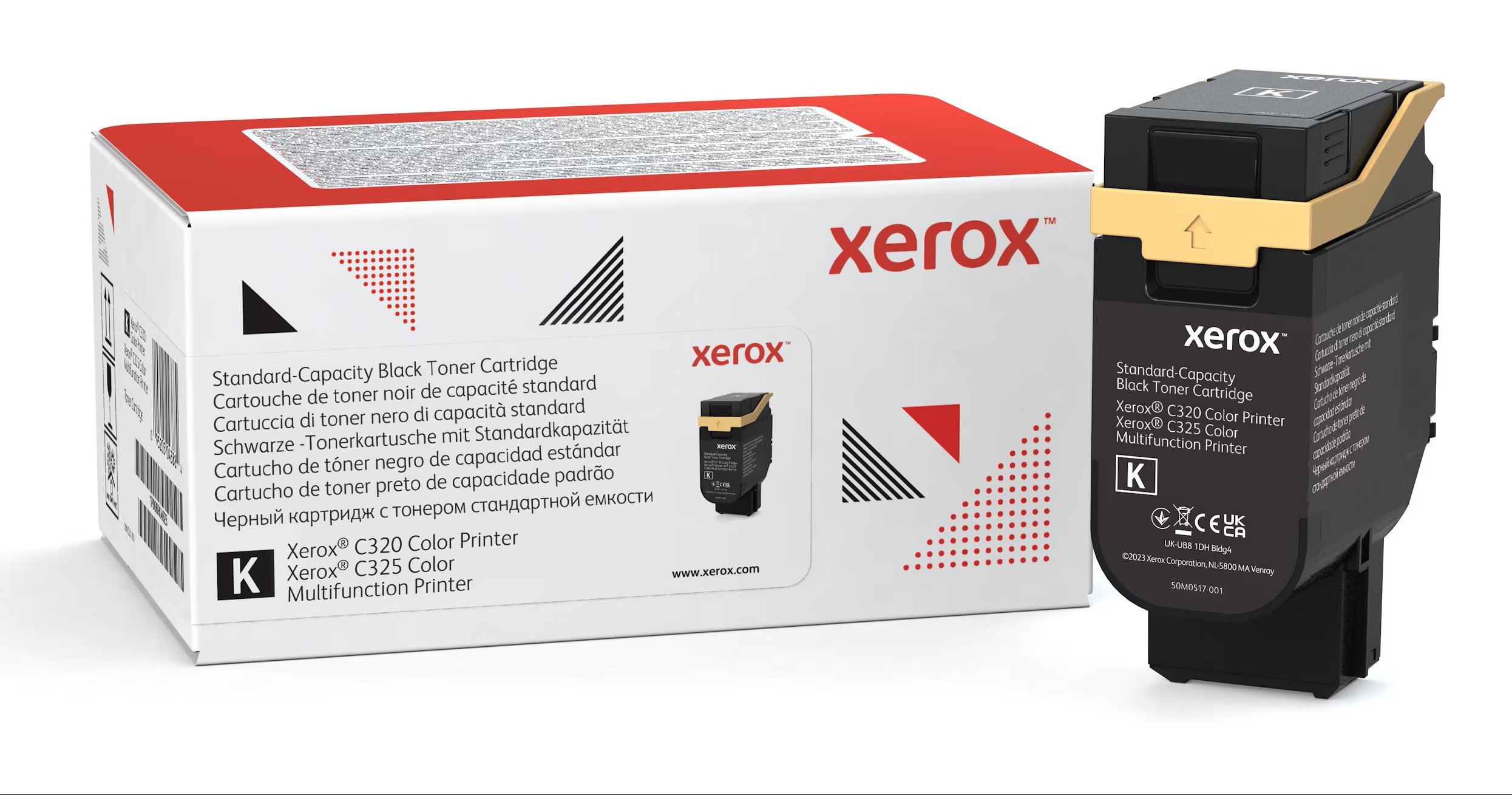 Xerox C320 Värikasetti Musta