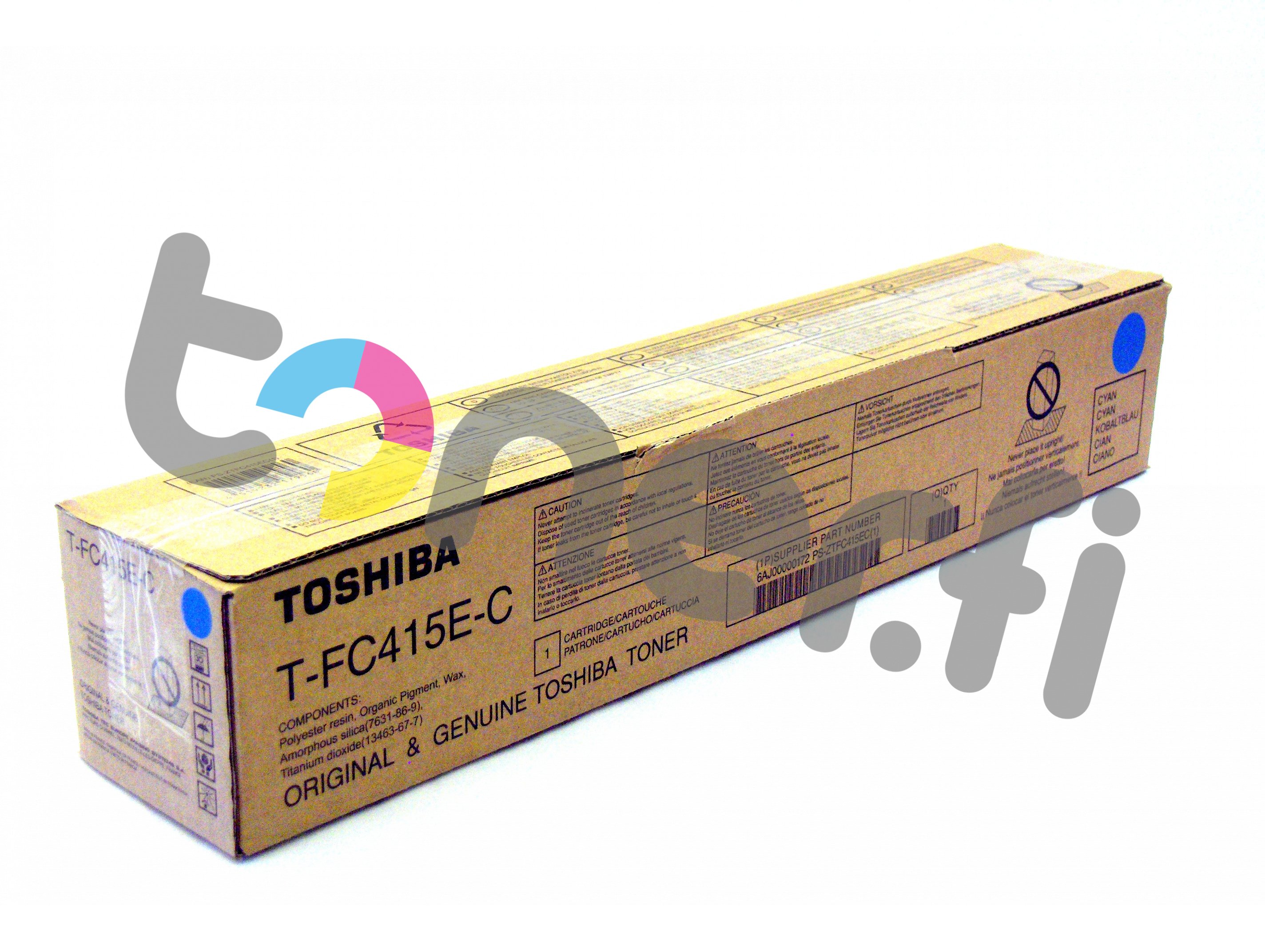 Toshiba T-FC415E-C Värikasetti Sininen