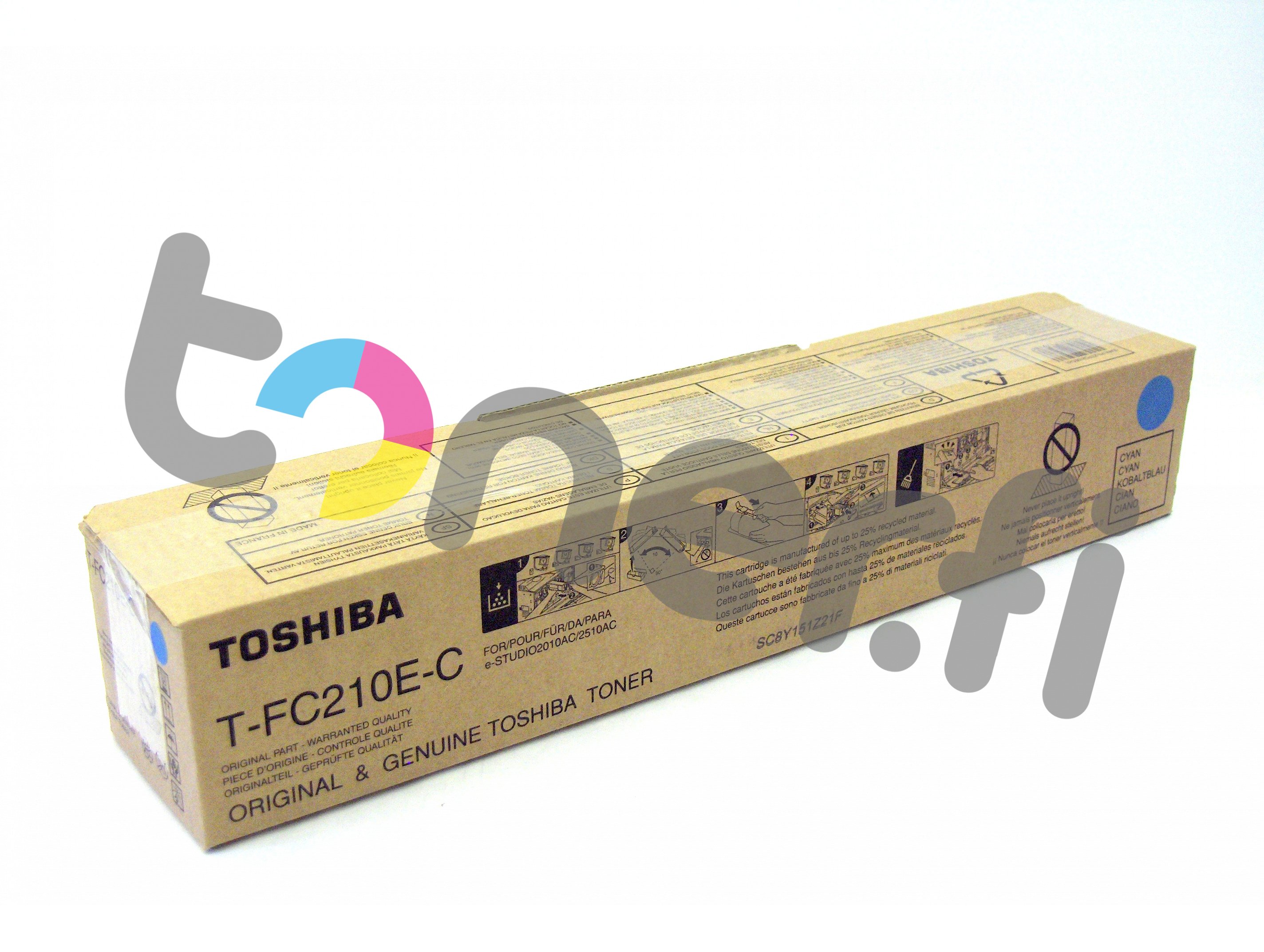 Toshiba T-FC210E-C Värikasetti Sininen