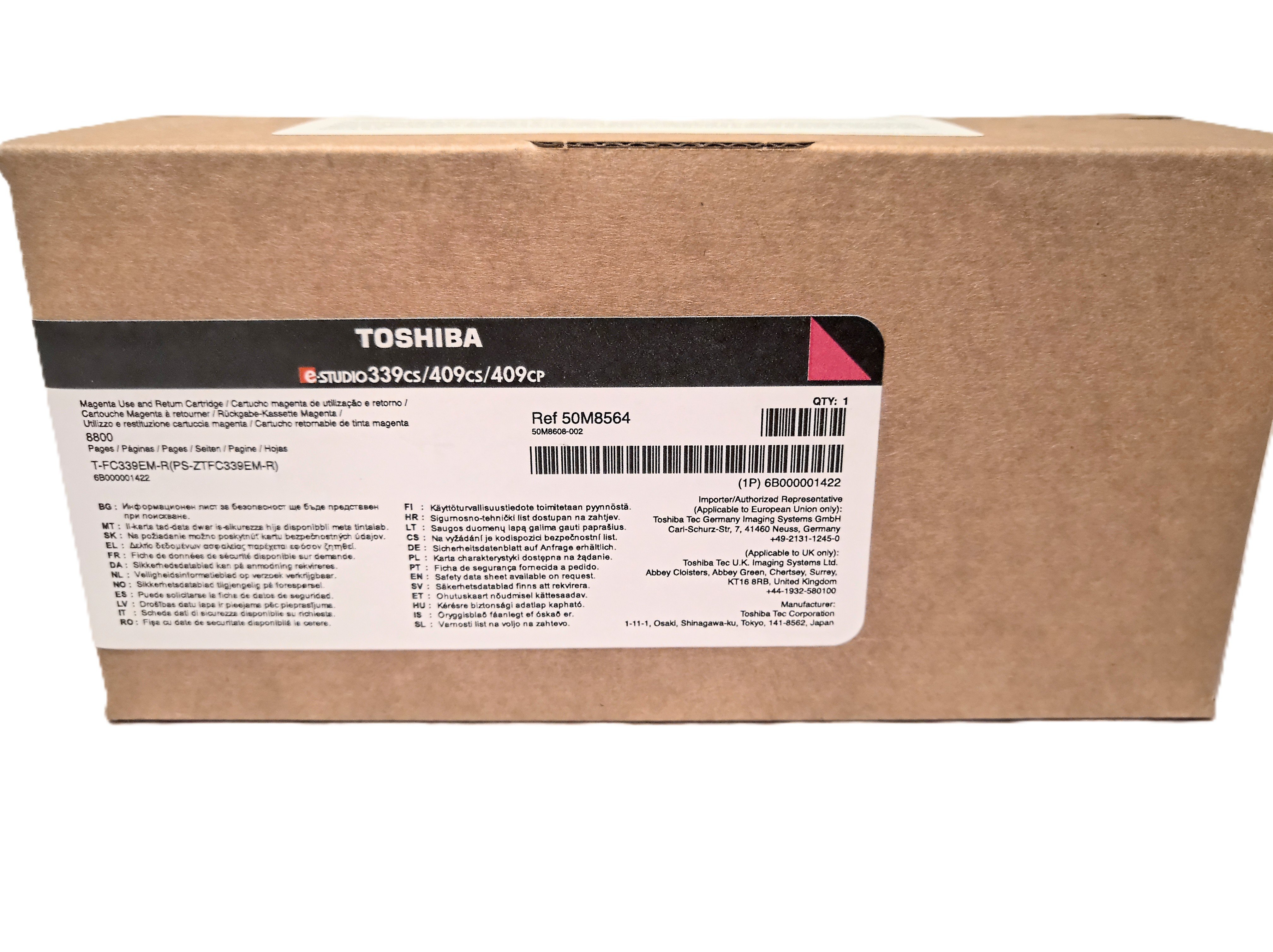 Toshiba T-FC339EM-R Värikasetti Punainen