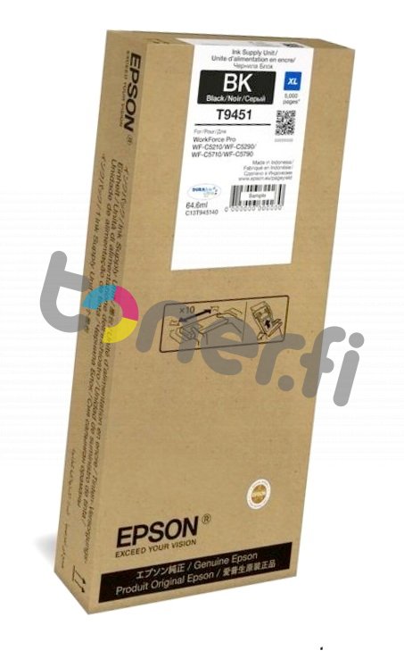 Epson C13T945140 XL Muste Musta