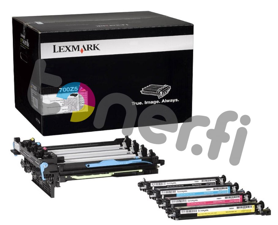 Lexmark 700Z5 Imaging Kit Musta and Väri