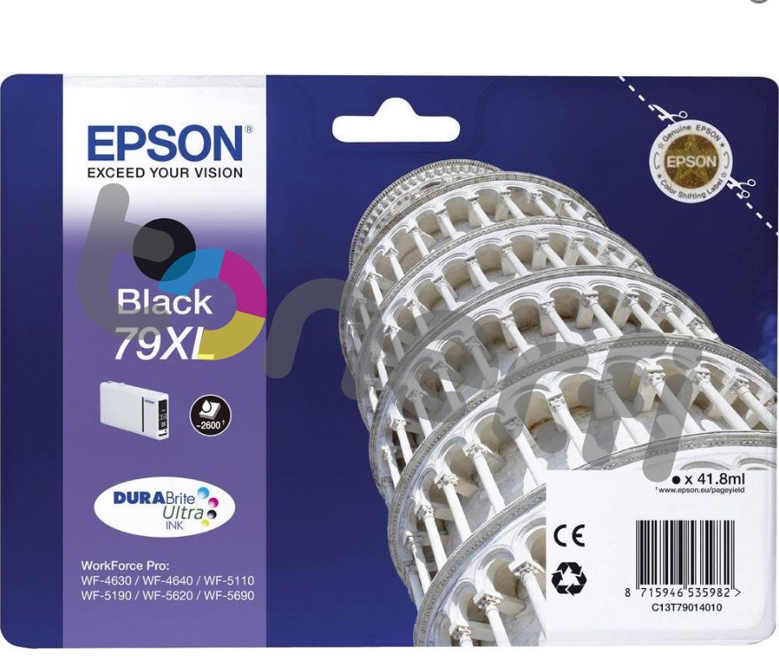 Epson C13T79014010 XL Muste Musta