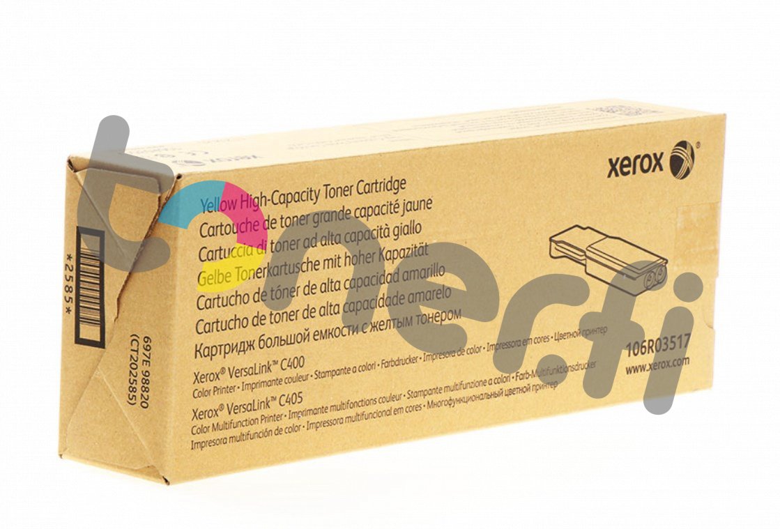 Xerox VersaLink C400 Värikasetti Keltainen HC