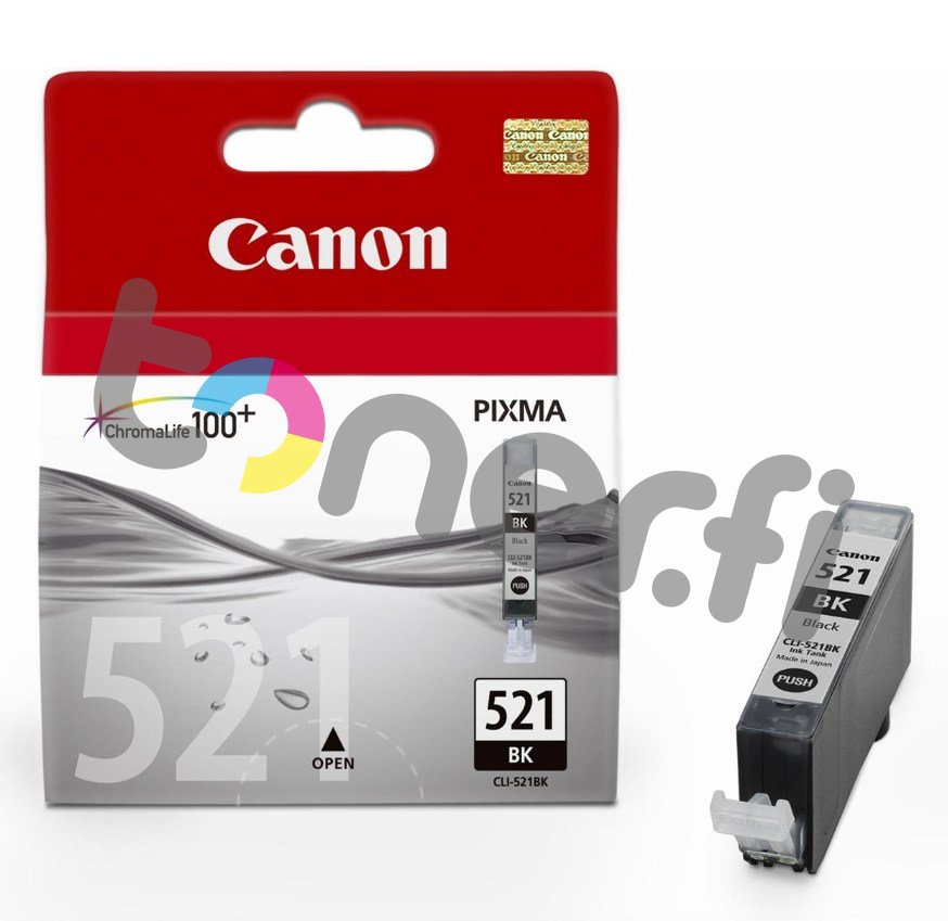 Canon CLI-521BK Musta Muste