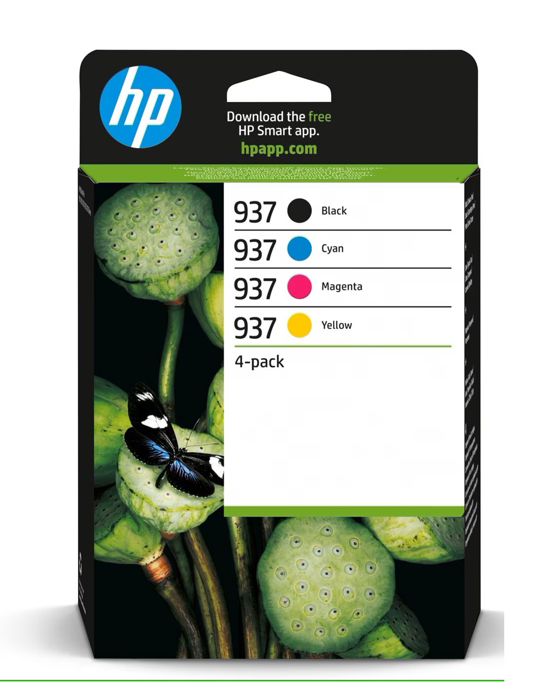 HP 937 Muste 4-Pack N:o 6C400NE