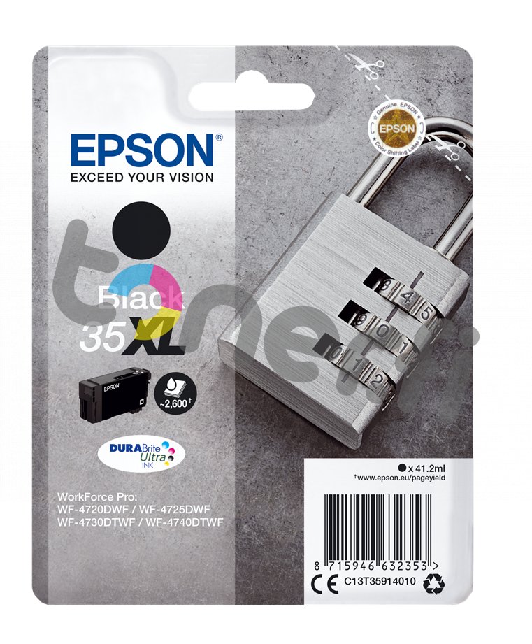 Epson C13T35914010 XL Muste Musta