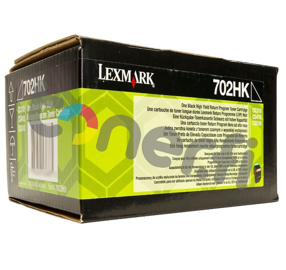 Lexmark 702HK Värikasetti Musta 70C2HK0
