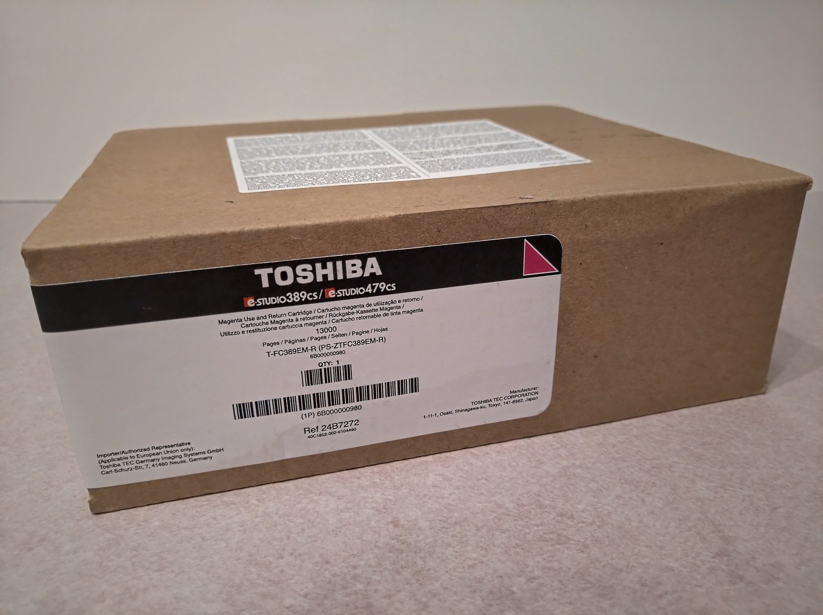 Toshiba T-FC389EM-R Värikasetti Punainen